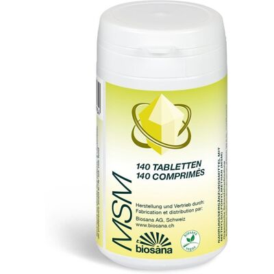 BIOSANA MSM Comprimé(S) 140 pc(s) - Publicité BIOSANA MSM Comprimé(S) 140 pc(s) - Publicité