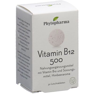 PHYTOPHARMA Vitamine B12 Comprimé(S) À Sucer 30 pc(s) - Publicité PHYTOPHARMA Vitamine B12 Comprimé(S) À Sucer 30 pc(s) - Publicité
