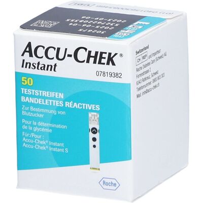 ACCU-CHEK® Bandelettes de test instantané Bande(S) De Test 50 pc(s) - Publicité ACCU-CHEK® Bandelettes de test instantané Bande(S) De Test 50 pc(s) - Publicité