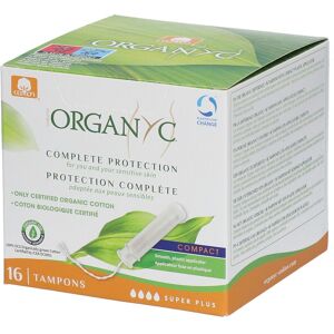 Tampons Organyc Biologiques Super Plus - Pack de 16 - Publicité Tampons Organyc Biologiques Super Plus - Pack de 16 - Publicité