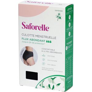 Culotte Menstruelle Saforelle Coton Biologique - Flux Abondant - Publicité Culotte Menstruelle Saforelle Coton Biologique - Flux Abondant - Publicité