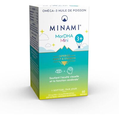 Minami Mor DHA Mini - Softgels - 60 pcs - Publicité Minami Mor DHA Mini - Softgels - 60 pcs - Publicité