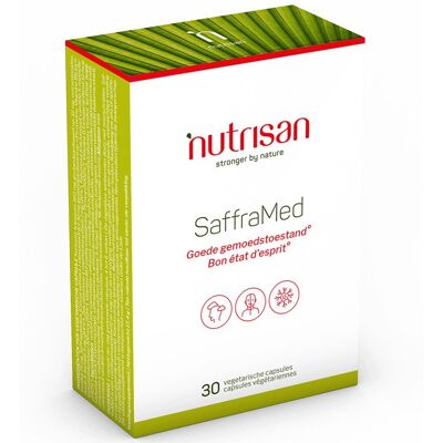 Nutrisan Safran - Soutien humeur & cœur - 30 capsules - Publicité Nutrisan Safran - Soutien humeur & cœur - 30 capsules - Publicité