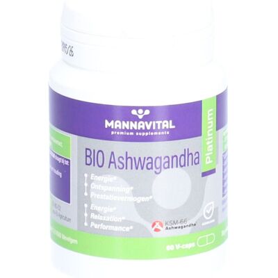 Mannavital Ashwagandha Platinum Capsule(S) 60 pc(s) - Publicité Mannavital Ashwagandha Platinum Capsule(S) 60 pc(s) - Publicité