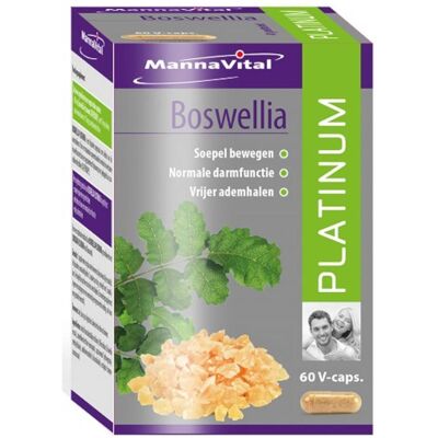 Mannavital Boswellia Platinum - Capsules Végétariennes - 60 pcs - Publicité Mannavital Boswellia Platinum - Capsules Végétariennes - 60 pcs - Publicité