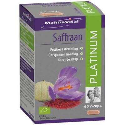 Mannavital Safran Platinum - Capsule Végétarienne - Publicité Mannavital Safran Platinum - Capsule Végétarienne - Publicité