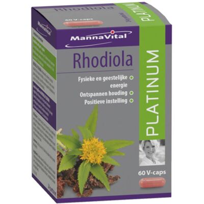 Mannavital Rhodiola Platinum Capsule(S) 60 pc(s) - Publicité Mannavital Rhodiola Platinum Capsule(S) 60 pc(s) - Publicité