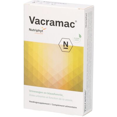 Nutriphyt Vacramac Canneberge D-mannose Support - Complément alimentaire - Publicité Nutriphyt Vacramac Canneberge D-mannose Support - Complément alimentaire - Publicité