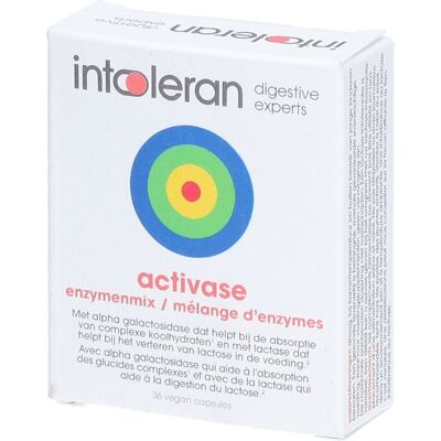 Intoleran Activase Mélange d'enzymes pour digestion - Capsule - Publicité Intoleran Activase Mélange d'enzymes pour digestion - Capsule - Publicité