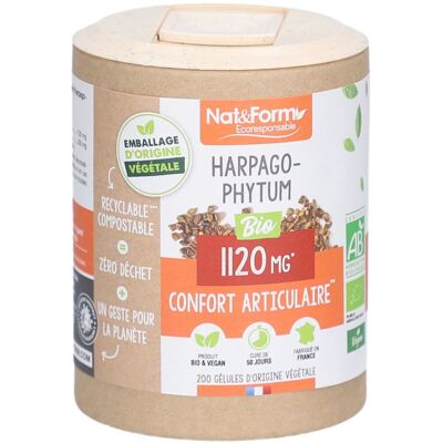 Nat & Form Harpagophytum Bio 200 Gélules - Complément Alimentaire - Publicité Nat & Form Harpagophytum Bio 200 Gélules - Complément Alimentaire - Publicité
