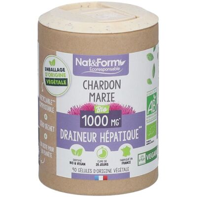 Nat & Form Capsule de Chardon Marie Bio - Complément alimentaire - Publicité Nat & Form Capsule de Chardon Marie Bio - Complément alimentaire - Publicité
