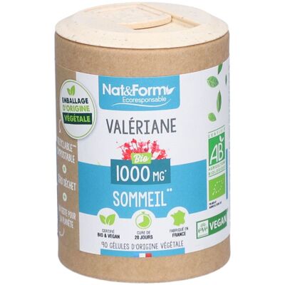 Nat&Form Valériane Bio pour le Sommeil - Complément Alimentaire - Publicité Nat&Form Valériane Bio pour le Sommeil - Complément Alimentaire - Publicité