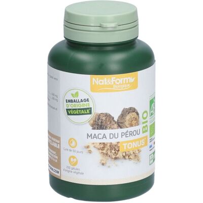 Nat & Form Nat&Form MACA DU PÉROU BIO Capsule(S) 200 pc(s) - Publicité Nat & Form Nat&Form MACA DU PÉROU BIO Capsule(S) 200 pc(s) - Publicité