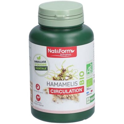 Capsules bio d'hamamélis Nat & Form 200 pcs - Soutien circulation - Publicité Capsules bio d'hamamélis Nat & Form 200 pcs - Soutien circulation - Publicité