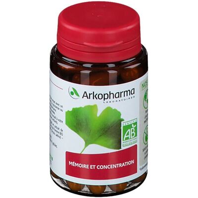 Arkopharma Ginkgo 45 Capsules - Soutien Cognitif - Phytothérapie - Publicité Arkopharma Ginkgo 45 Capsules - Soutien Cognitif - Phytothérapie - Publicité