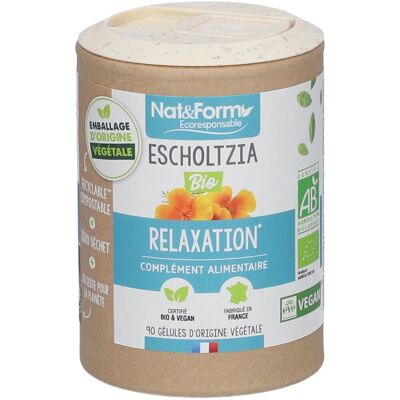 Nat & Form Ecocert® Escholtzia Bio Capsule(S) 90 pc(s) - Publicité Nat & Form Ecocert® Escholtzia Bio Capsule(S) 90 pc(s) - Publicité