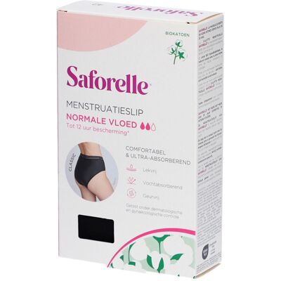 Culotte Menstruelle Saforelle en Coton - Flux Normal - Taille 42 - Publicité Culotte Menstruelle Saforelle en Coton - Flux Normal - Taille 42 - Publicité