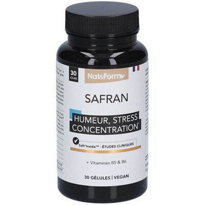 PDM to be maintained NAT & FORM Safran Capsule(S) 30 pc(s) - Publicité PDM to be maintained NAT & FORM Safran Capsule(S) 30 pc(s) - Publicité