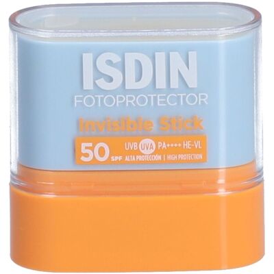 Isdin Stick Solaire Invisible SPF50 - Compact, Résistant à l'eau - Publicité Isdin Stick Solaire Invisible SPF50 - Compact, Résistant à l'eau - Publicité