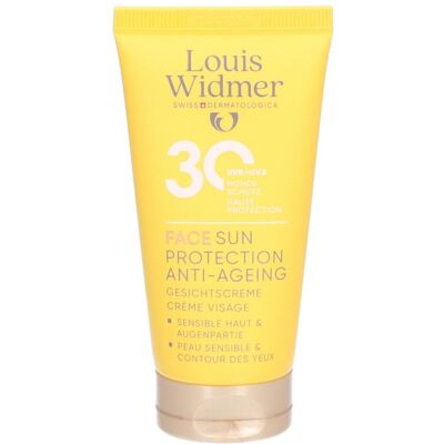 Louis Widmer Face Sun Protection Anti-Aging SPF30 Crème Solaire 50 ml - Publicité Louis Widmer Face Sun Protection Anti-Aging SPF30 Crème Solaire 50 ml - Publicité