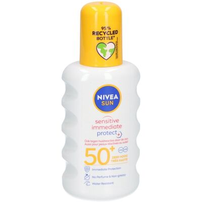 NIVEA Sun SPF50+ Spray Protection Solaire - Spray solaire SPF50+ - Publicité NIVEA Sun SPF50+ Spray Protection Solaire - Spray solaire SPF50+ - Publicité