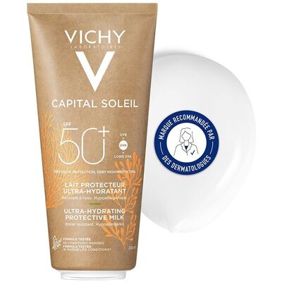 Vichy Capital Soleil Lait Solaire Éco-Conçu SPF50+ (200ml) - Publicité Vichy Capital Soleil Lait Solaire Éco-Conçu SPF50+ (200ml) - Publicité