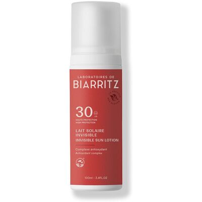 Laboratoires de Biarritz Lotion Solaire Invisible SPF 30 - Crème solaire - Publicité Laboratoires de Biarritz Lotion Solaire Invisible SPF 30 - Crème solaire - Publicité