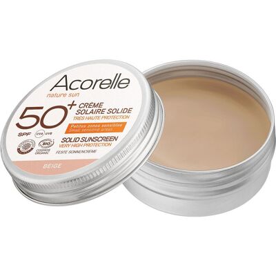 Crème Solaire Solide Beige SPF50+ - 20 g - Publicité Crème Solaire Solide Beige SPF50+ - 20 g - Publicité