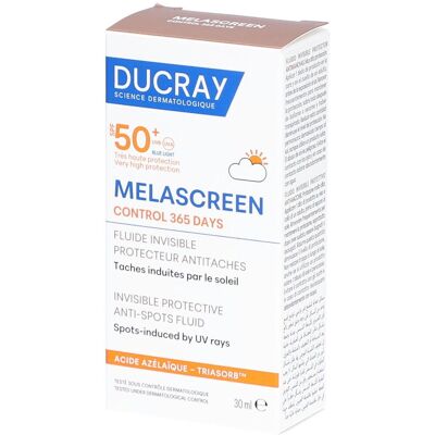 Ducray Melascreen Control 365 jours Fluide Solaire - Fluide Solaire - Publicité Ducray Melascreen Control 365 jours Fluide Solaire - Fluide Solaire - Publicité