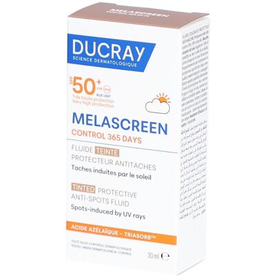 Ducray Melascreen Control 365 jours Getöntes Sonnenschutz-Fluid - Publicité Ducray Melascreen Control 365 jours Getöntes Sonnenschutz-Fluid - Publicité