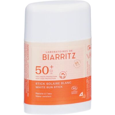 Biarritz Stick solaire SPF 50+ 12g - Publicité Biarritz Stick solaire SPF 50+ 12g - Publicité