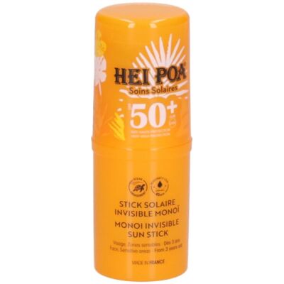 Hei Poa Stick solaire invisible SPF50+ – Monoï Stick(S) 15 g - Publicité Hei Poa Stick solaire invisible SPF50+ – Monoï Stick(S) 15 g - Publicité