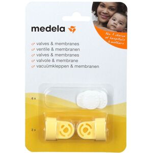 Medela Set de rechange 2 clapets et 6 membranes blanches Accessoire(S) 1 pc(s) - Publicité Medela Set de rechange 2 clapets et 6 membranes blanches Accessoire(S) 1 pc(s) - Publicité
