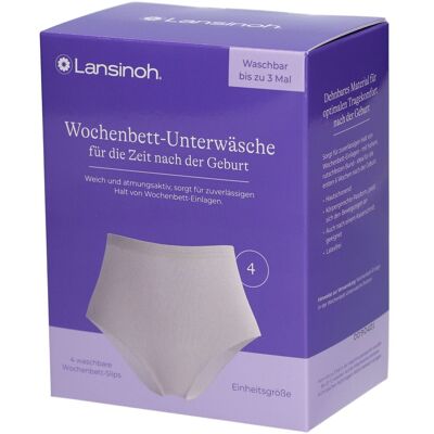 Lansinoh Slips Filets Maternité Vêtements De Soin 4 pc(s) - Publicité Lansinoh Slips Filets Maternité Vêtements De Soin 4 pc(s) - Publicité
