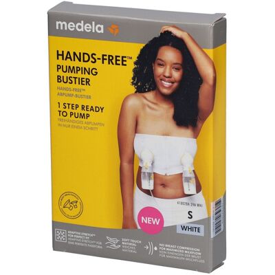 cm_main_brand_2276 medela Bustier pour tire-lait Hands-free™ blanc, taille S 1 pc(s) - Publicité cm_main_brand_2276 medela Bustier pour tire-lait Hands-free™ blanc, taille S 1 pc(s) - Publicité