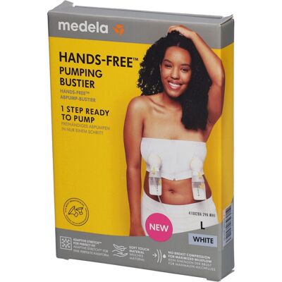 cm_main_brand_2276 medela Bustier pour tire-lait Hands-free™ blanc, taille L 1 pc(s) - Publicité cm_main_brand_2276 medela Bustier pour tire-lait Hands-free™ blanc, taille L 1 pc(s) - Publicité