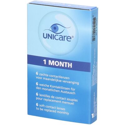 Unicare Lentilles mensuelles -3,25 De Contact 6 pc(s) - Publicité Unicare Lentilles mensuelles -3,25 De Contact 6 pc(s) - Publicité
