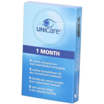 Unicare Lentilles mensuelles -3,50 De Contact 6 pc(s) - Publicité Unicare Lentilles mensuelles -3,50 De Contact 6 pc(s) - Publicité