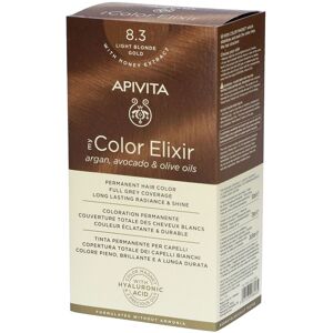 Coloration cheveux blond clair doré - Apivita - Publicité Coloration cheveux blond clair doré - Apivita - Publicité