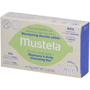 mustela® Shampoing Douche Solide Huile d'avocat BIO Shampooing 75 g - Publicité mustela® Shampoing Douche Solide Huile d'avocat BIO Shampooing 75 g - Publicité