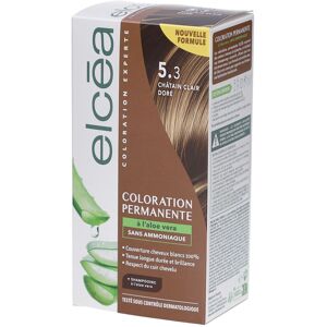 NOREVA PHARMA ELCEA Coloration Permanente Châtain Clair Doré – 5.3 Emballage(S) Combi 140 ml - Publicité NOREVA PHARMA ELCEA Coloration Permanente Châtain Clair Doré – 5.3 Emballage(S) Combi 140 ml - Publicité