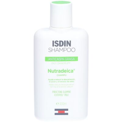 Shampoo antipelliculaire huileux Isdin Nutradeica - Shampoo antipelliculaire - Publicité Shampoo antipelliculaire huileux Isdin Nutradeica - Shampoo antipelliculaire - Publicité