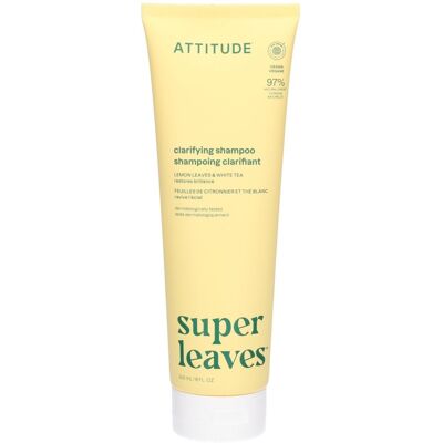 ATTITUDE Super Leaves Shampooing Clarifiant 240 ml - Publicité ATTITUDE Super Leaves Shampooing Clarifiant 240 ml - Publicité