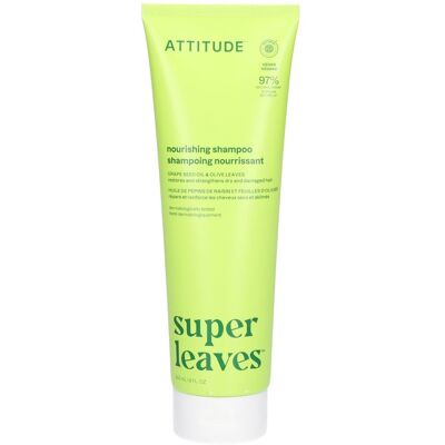 ATTITUDE Super Leaves Shampooing Nourrissant 240 ml - Publicité ATTITUDE Super Leaves Shampooing Nourrissant 240 ml - Publicité