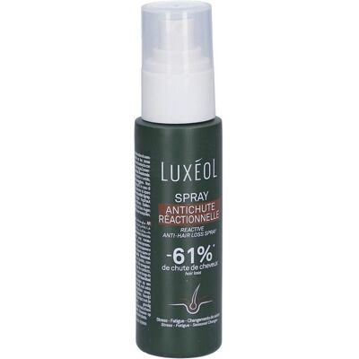 PDM to be maintained LUXÉOL Spray Antichute Réactionnelle -61 % chute de cheveux 100 ml - Publicité PDM to be maintained LUXÉOL Spray Antichute Réactionnelle -61 % chute de cheveux 100 ml - Publicité