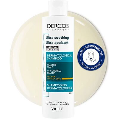 Vichy Dercos Shampooing Ultra-Sensible Cuir Chevelu Sec - 200ml - Publicité Vichy Dercos Shampooing Ultra-Sensible Cuir Chevelu Sec - 200ml - Publicité