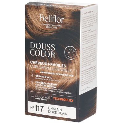 Beliflor - Douss Teinte Couleur N117 Brun Doré Clair 1ut - Brun doré clair - Publicité Beliflor - Douss Teinte Couleur N117 Brun Doré Clair 1ut - Brun doré clair - Publicité