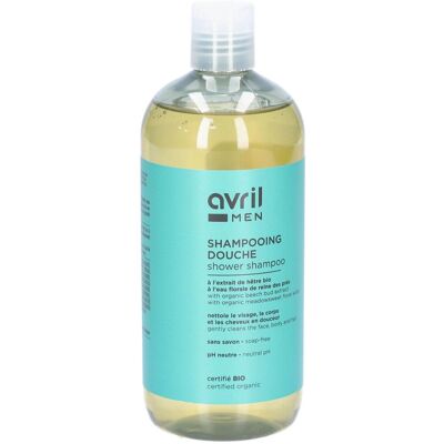 Shampooing bio 3-en-1 pour visage, corps, cheveux - Publicité Shampooing bio 3-en-1 pour visage, corps, cheveux - Publicité
