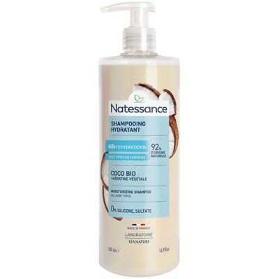 PDM to be maintained Natessance Shampooing Hydratant Douceur Coco 500 ml - Publicité PDM to be maintained Natessance Shampooing Hydratant Douceur Coco 500 ml - Publicité