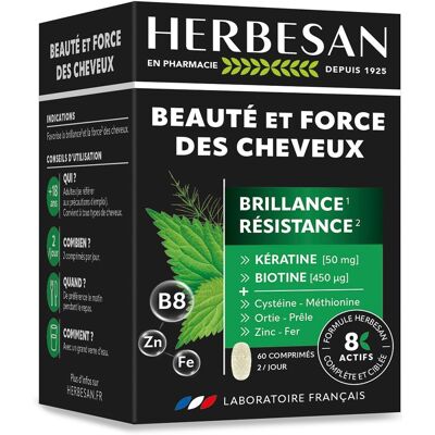 PDM to be maintained Herbesan Beauté et Force des Cheveux – Brillance & résistance Comprimé(S) 60 pc(s) - Publicité PDM to be maintained Herbesan Beauté et Force des Cheveux – Brillance & résistance Comprimé(S) 60 pc(s) - Publicité
